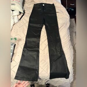 Amazon Women's Sleek Black Flare Pants